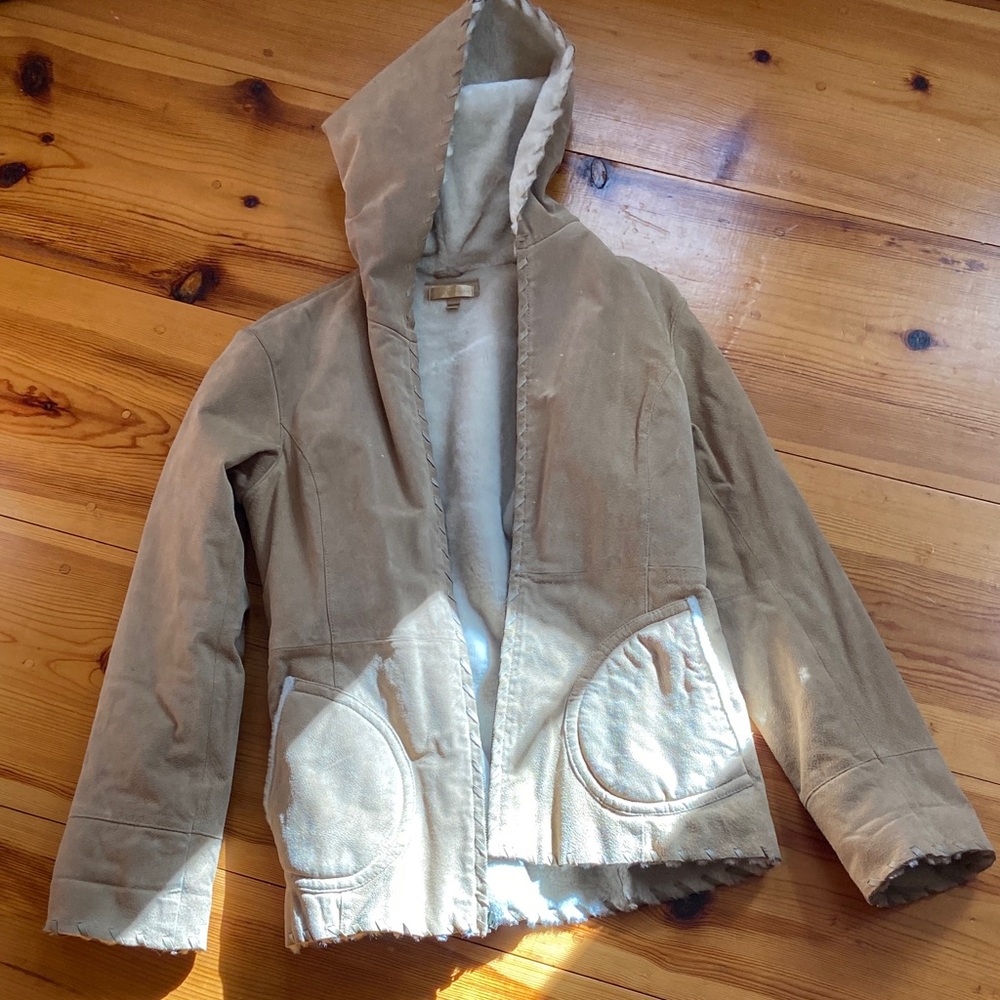 Wilsons Leather shearling suede jacket